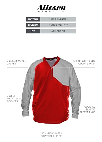ALLESON ATHLETIC Youth Field Batters Jacket (Style 3JLS21Y)2