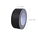 JHKNNK 1 Roll Gaffer Tape - 2 Inch X 30 Yards Industrial Heavy Duty Carpet Repair Gaffer Tape Matte Black - Strong Adhesive for Wrapping Cables and Stage Use