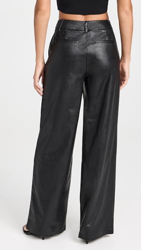 commando Women's Faux Leather Wide Leg Trousers3