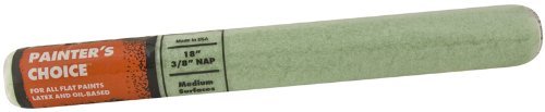 Wooster Brush R275-18 Painter's Choice Roller Cover, 3/8-Inch Nap, 18-Inch,Green (Pack of Three - Green - R275-18)