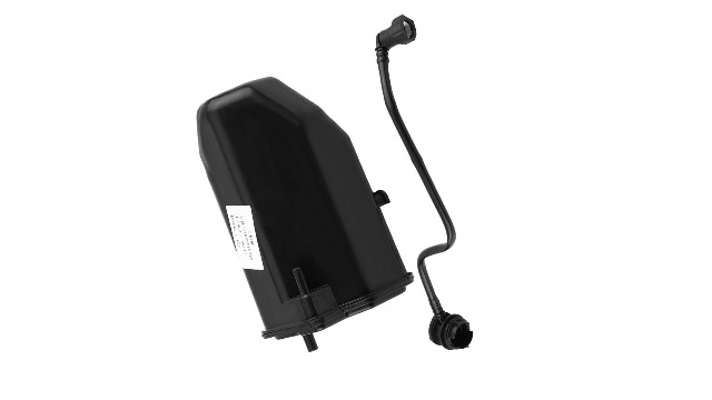 Tanica in Carbonio, Tanica in Carbone Attivo Nero Lattina di Carbone e Tubo Flessibile per 1K0201801E