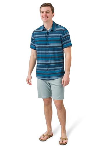 Flylow Men's Anderson Shirt - Plaid Button-Up Short-Sleeve Shirt for Casual Wear, Hiking, Biking, & Climbing3