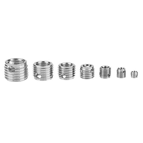58Pcs/Set Self Tapping Thread Inserts Thread Repair Insert Screw Repair Tools Assortment Kit Fastener Hardware Stainless Steel