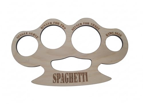 Spaghetti Pasta Noodle Knuckle Duster Measure Tool Utensil Servin...