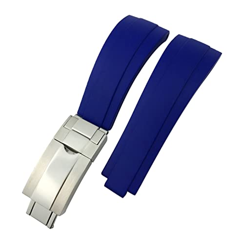 Bracelet montre caoutchouc fluoré 20mm pour remplacer votre Oysterflex usé sans irritation