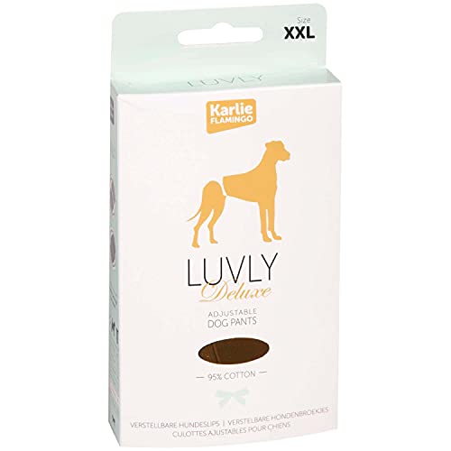 Flamingo LUVLY Höschen für Hunde Braun Größe L