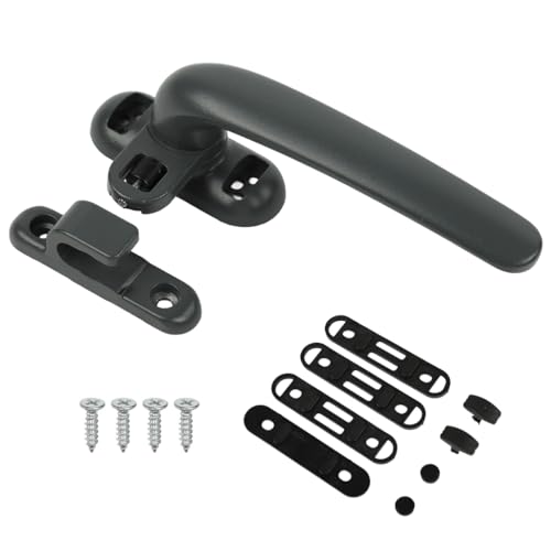 Image of HASTHIPCasement Window Lock Kit Aluminum Alloy Locking Lever Handle Right