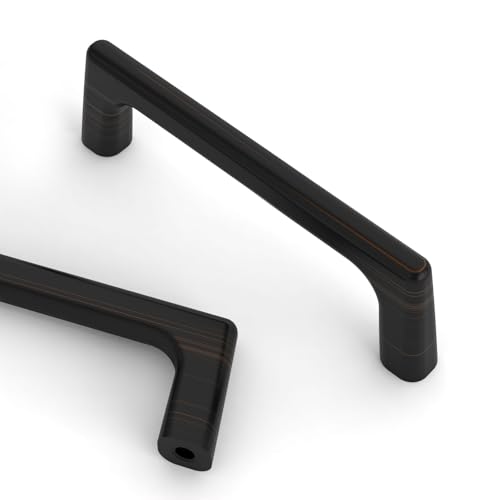Image of Asidrama 10 Pack 3.75 Inch(96mm) Oil Rubbed Bronze Cabinet Pulls Cabinet Handles Cupboard Handles Kitchen Cabinet Hardware for Cupboard Drawer Pulls