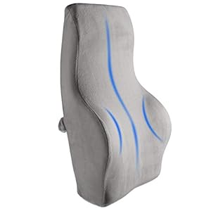 Lumbale Ondersteuning Kussen Memory Foam,Rugsteun Kussen, Lumbale Kussen voor Auto Home Office Meubels,Ergonomie…