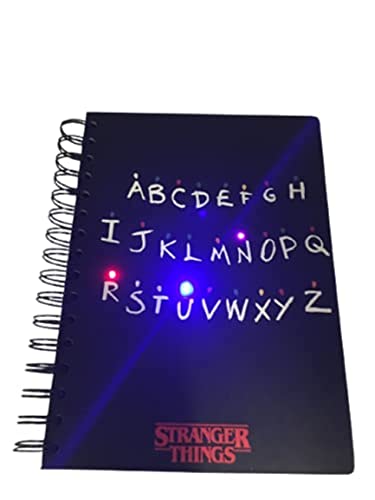 Cahier A5 Stranger Things BB Designs avec lampes LED intégrées