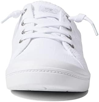 Roxy Women's Bayshore Slip on Sneaker Shoe, Alloy/White Plus, 8 | Image 1
