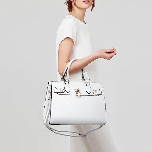 Dasein Women Handbags and Purses Ladies Shoulder Bag Top Handle Satchel Tote Work Bag with Wallet