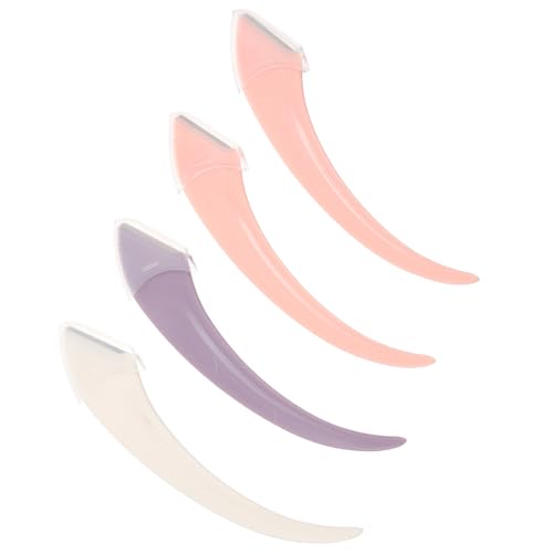 Gogogmee 4pcs Eyebrow Shaver Set Micro-Serrated Razors Grooming Kit Perfect for Travel Beauty Salon