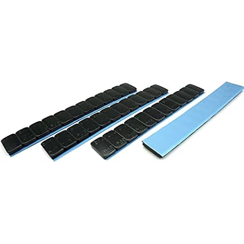 240g Balance Weights Weight Lock Black Plastic Coated Steel 4X60G Cover