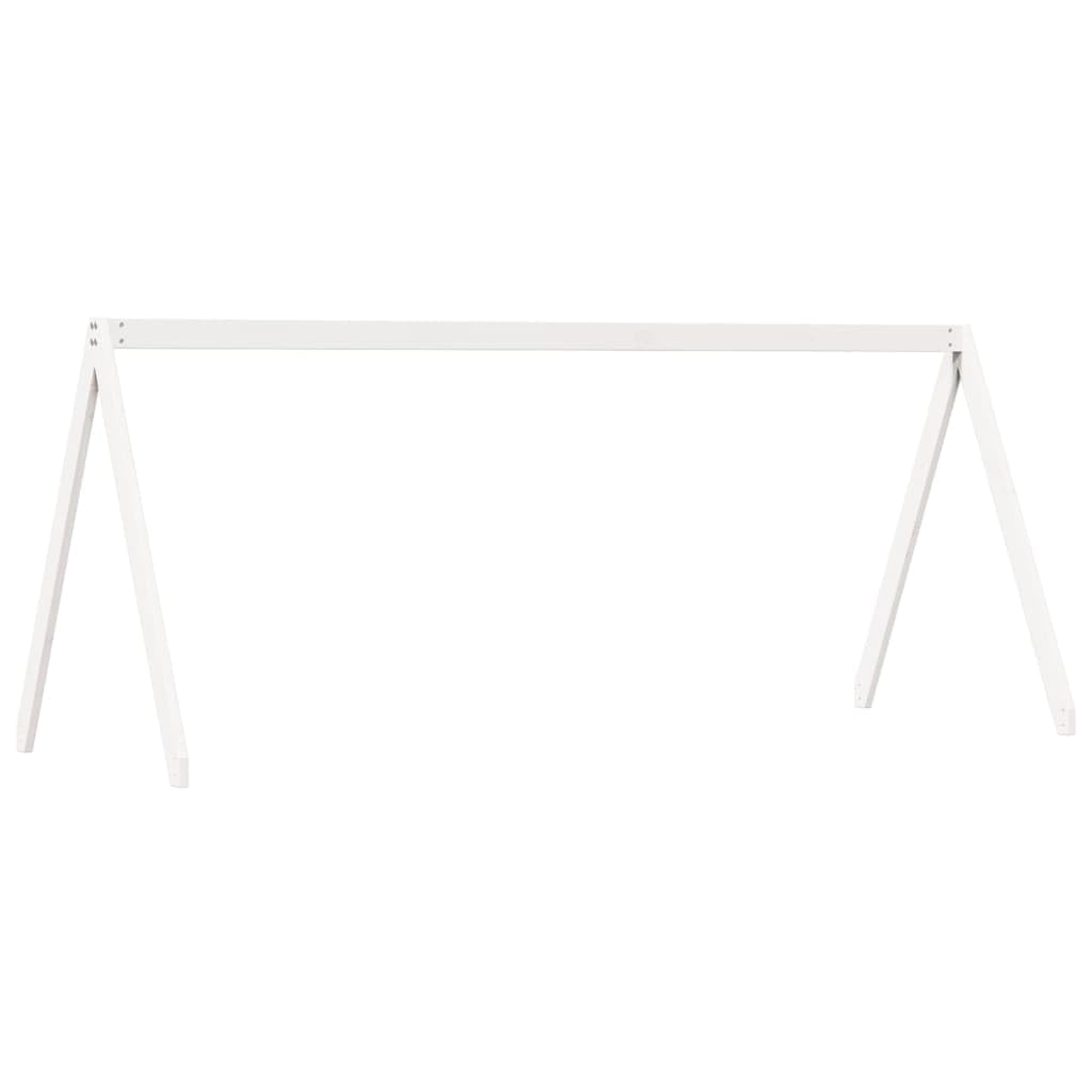 Letto a Soppalco con Tetto Bianco 90x200 cm in Legno di Pino,Letto a Soppalco,Letto Soppalco,Letto a Soppalco,Struttura Letto,Letto a Soppalco con Tetto -3282093