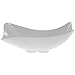 G.E.T. San Michele? 1 9/10 qt Flared White Melamine Bowl - 11 1/2" L x 8" W x 3 3/4" H