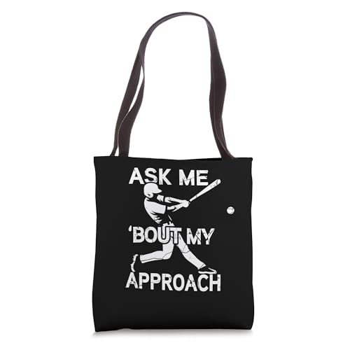 Serious Baseball Hitter Hitting Coach Tote Bag