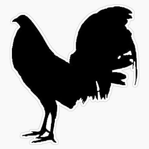 Magnet Gallos Gamefowl - Black Logo Magnet Vinyl Decal Sticker 5