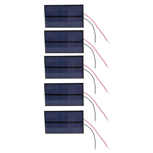 YUGSHNKFC Panel Solar Eficiencia 5V 120 con Placa Pegamentos Goteo Alambre Fáciles Transporte Paneles Solares para Devotos