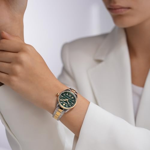 Image of Sandoz Bachelin Premium Quartz Green Dial Swiss Made Watch for Women - SZWLH0001115