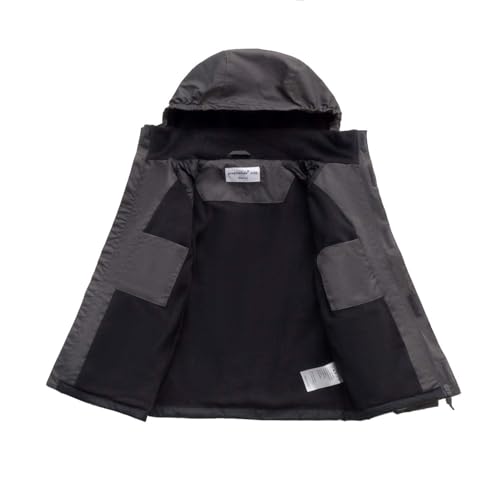 Image of Girls Boys Rain Jackets, Lightweight Waterproof Kids Rain Coats with Hood Windbreakers for Kids