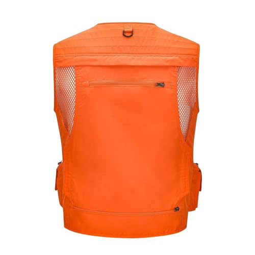 Spanye Mens Fishing Hunting Vest Outdoor Travel Utility Vest Tactical Work Jacket Multi Pocket2