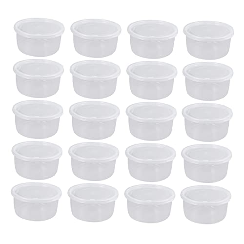 Milisten 20個入り 箱 昆虫飼育箱 テラリウムケージタンク 爬虫類の餌箱 飼育容器 爬虫類テラリウム 両生類のボウル ボックス 飼育箱 トカゲの餌箱 プラスチック 白い