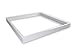 Produktbild Linnuo® Aluminium Aufbaurahmen / Aufputz-Rahmen für LED Panel, 620x620mm, 62x62cm, Weiß (Aufbaurahmen 620x620) (620x620)