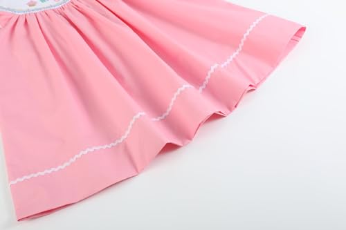 Girls and Toddlers 'Birthday Girl' Smocked Bishop Dress4