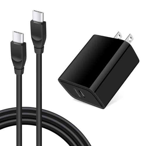 25W Motorola Fast Charger USB C Charger with 6ft USB C to USB C Cable for Moto G Power, G Stylus 5G 2024, G Play 2024, Motorola Edge, Razr 2024, Edge 5G UW, G Pure, G Fast, G One, G 5G, G8, G7, G6, Z5