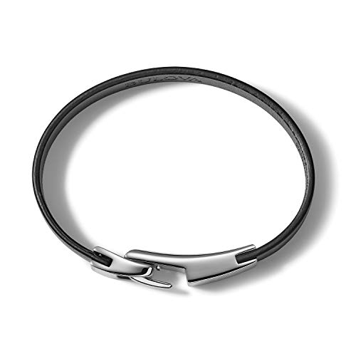 Pulsera clásica de cuero para hombre miniatura 5