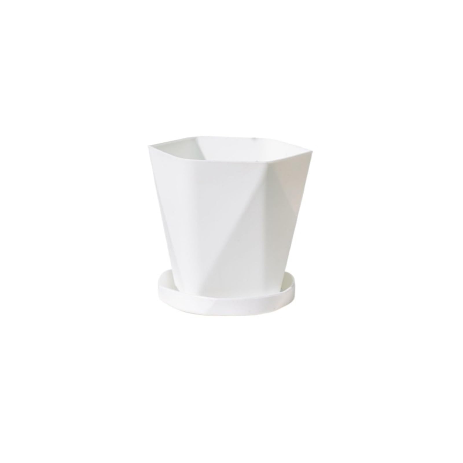 Lkvent Plastic Plant Pots with Trays Small Modern plant pots