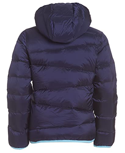 Under Armour Girls' Prime Puffer, Front Pockets & Hooded Back, Lightweight & Water Repellant, Midni