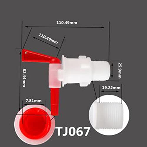 ZYWUOY 2Pcs Plastic Bottelen Emmer Spigot Tap Kraan, Robuuste Hendel Vervanging Tap Voor Fermenter Emmer Homebrew Wijn Maken Bier - Image 4