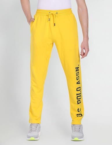 Image of U.S. POLO ASSN. Men's Mid Rise Regular Track Pants