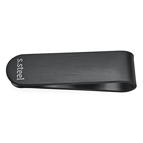 Bling Jewelry Personalize Christian Fleur de Lis Religious Cross Shape Mens Money Clip Credit Card Holder for Men Dad Teens Graduation Silver Gold Tone Stainless Steel Customizable2