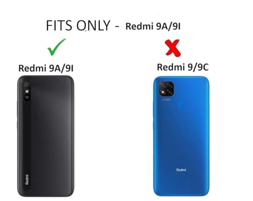 Image of COVERBLACK Rubber Silicone Back Cover for REDMI 9A Sport - Transparent