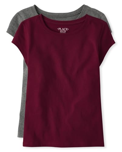 Image of The Children's Place Girls Basic Short Sleeve Layering Tee