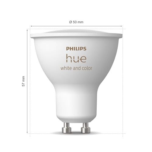 Philips Hue Starter kit: 3 GU10 Smart spotlights + Smart Button White and Colour Ambiance - Image 4