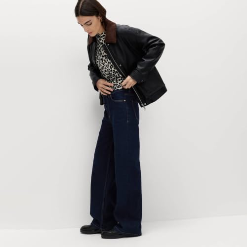 Image of Marks & Spencer Wide Leg High Waisted Jeans
