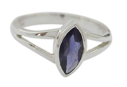 Bague argent 925 iolite naturelle RIYO femme bague captivante FR