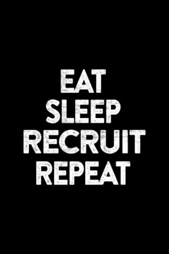  Visitor Register - Womens Eat Sleep Recruit Repeat Recruitment HR Manager Gift Good Pretty: Visitor Register Book for Business, Visitor Book For ... sign in record book Series),Business