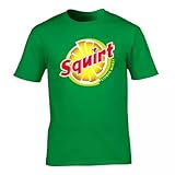 EWDrtuiTG Squirt Lemon Soda Soft Drink Men's Irish Green T-Shirt Size S to 3XL Green L