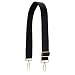 Allzedream Crossbody Bag Strap Soft Adjustable Replacement Purse Straps (Black)