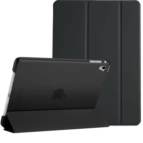 Image of Smart Case For New Apple iPad Pro 12.9" 2015, iPad 12.9" (2nd Generation) 2017,Models A1584, A1652, A1670 Ultra Slim Protective Cover (Black)