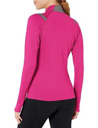 Augusta Sportswear Jaqueta feminina Freedom, Rosa/grafite, XG