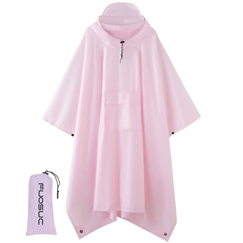 Image of Hooded Waterproof Raincoat, Unisex Outdoor Hiking Camping Mat and Small Tent
