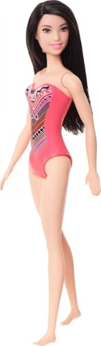 Muñeca Barbie con traje de baño color rosa para niños 3 a 7 años miniatura 2