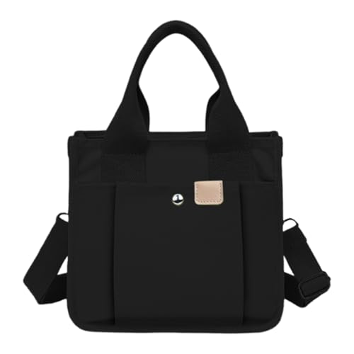 Generico Bolso de lona para mujer de 9.06 pulgadas, para la compra con asa y bandolera, puntos de venta espaciosos y duraderos, función de fácil transporte, herramienta, accesorio de bolso, A., Fare
