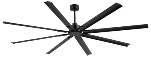 ZOEYON 96 Inch Industrial Ceiling Fan - Large Ceiling Fan with DC...